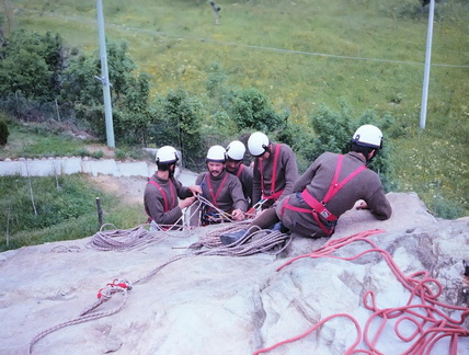 Aosta: Castello Jocteau e Palestra di roccia (26/05/1979)