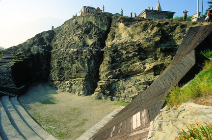 Aosta: Castello Jocteau e Palestra di roccia