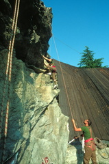 Aosta: Castello Jocteau e Palestra di roccia