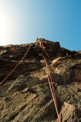 Aosta: Castello Jocteau e Palestra di roccia