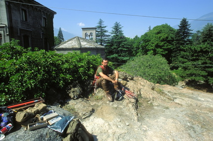 Aosta: Castello Jocteau e Palestra di roccia